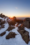 mountain, winter, snow, sunstar, sunset, harz, germany, latest, Best Landscape Photos of 2015, photo
