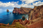 coast, cliff, bay, ocean, peninsula, mountains, view, madeira, 2024, Portugal, photo