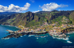 drone, volcanic, ocean, cliff, mountains, coast, aerial, madeira, 2024, Portugal, photo