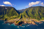 drone, volcanic, ocean, cliff, mountains, coast, aerial, madeira, 2024, Portugal, photo